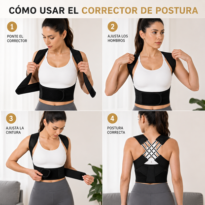 Corrector Postural Premium | Espalda Recta y Alivio Inmediato