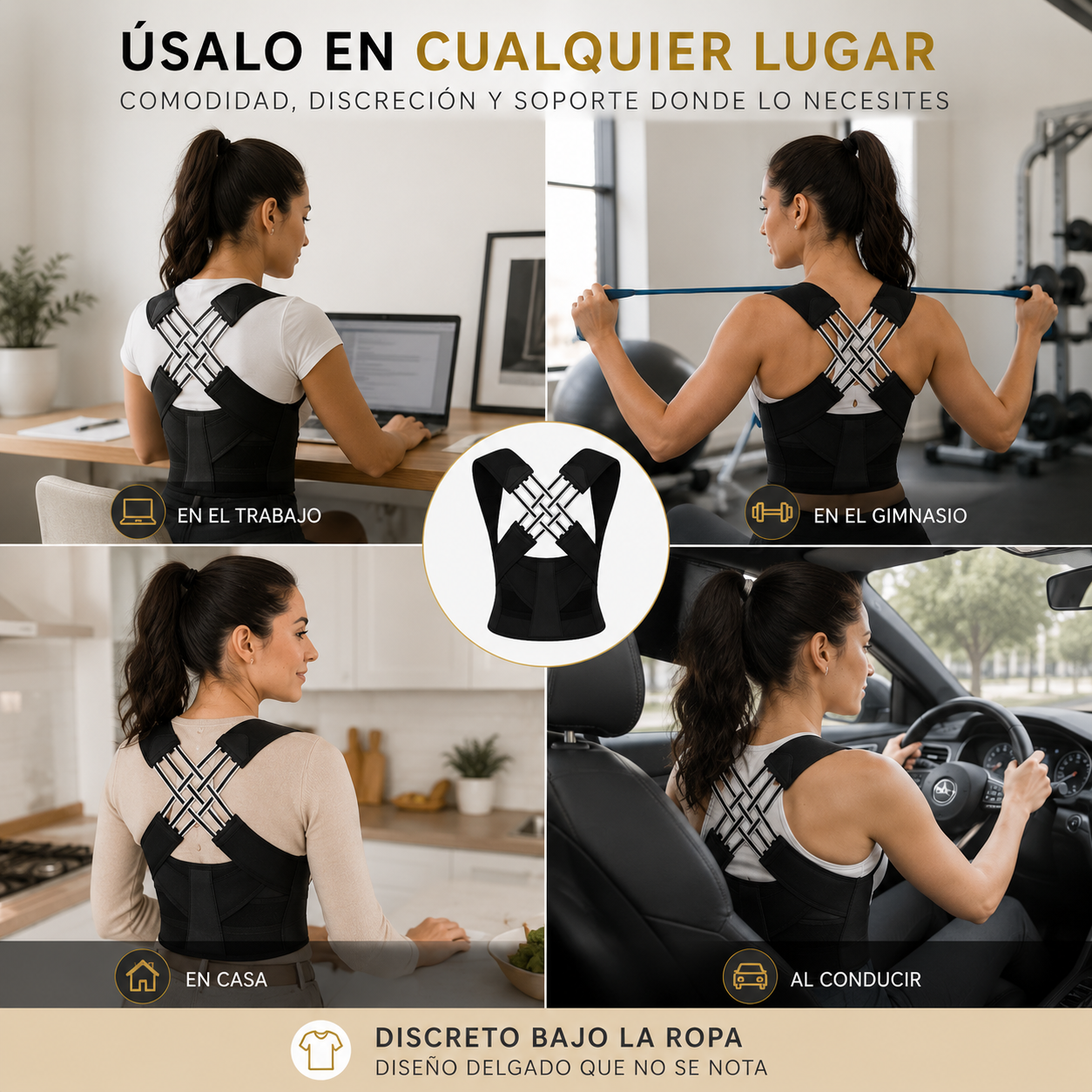Corrector Postural Premium | Espalda Recta y Alivio Inmediato