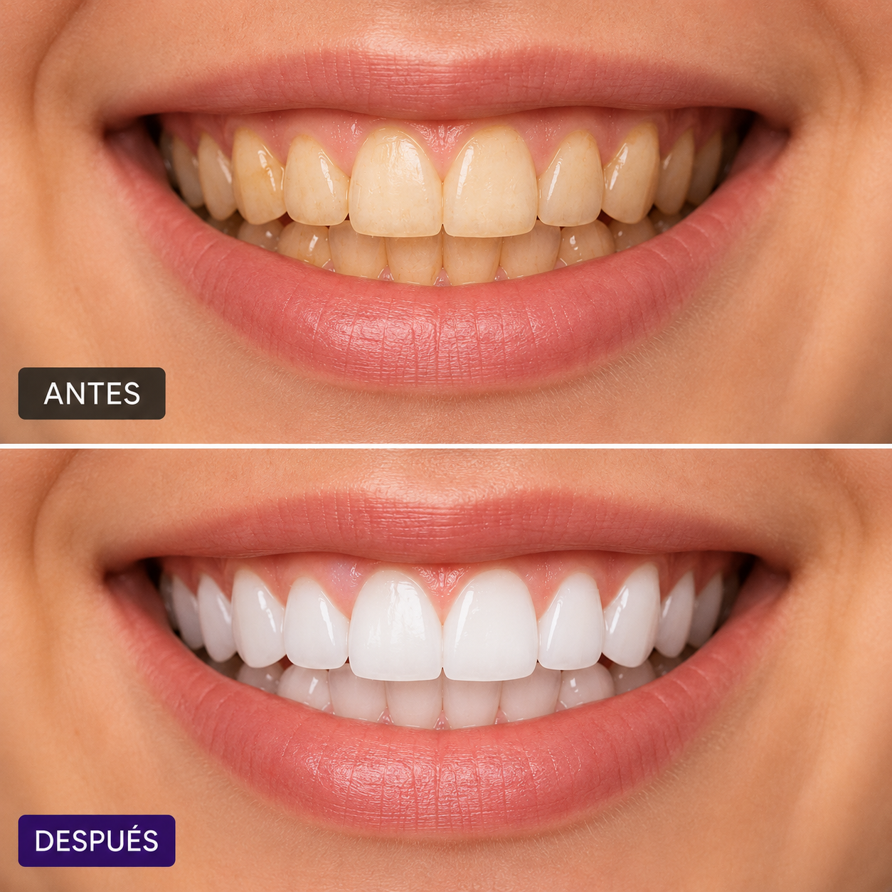 V34 Smile Glow | Blanco Instantáneo y Brillo Natural